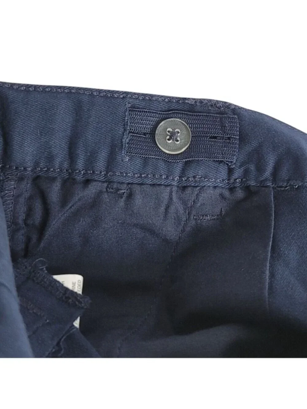 Children's Place Girls School Uniform Shorts Blue SZ 10 Chino Zip Pockets NEW